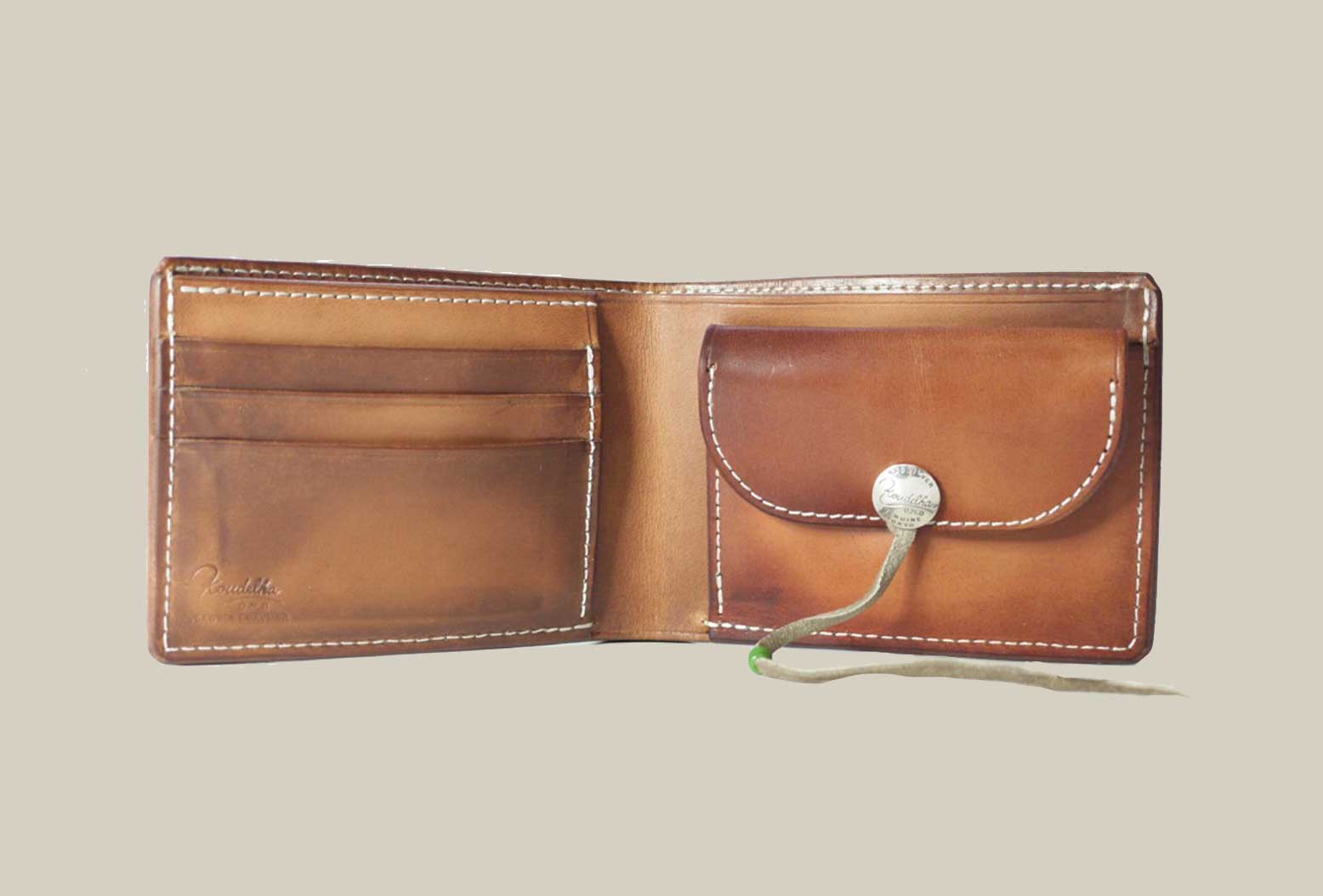 【Koudlka Leather(クーデルカ レザー)】【b-1a】ビルフォード 2つ折り財布