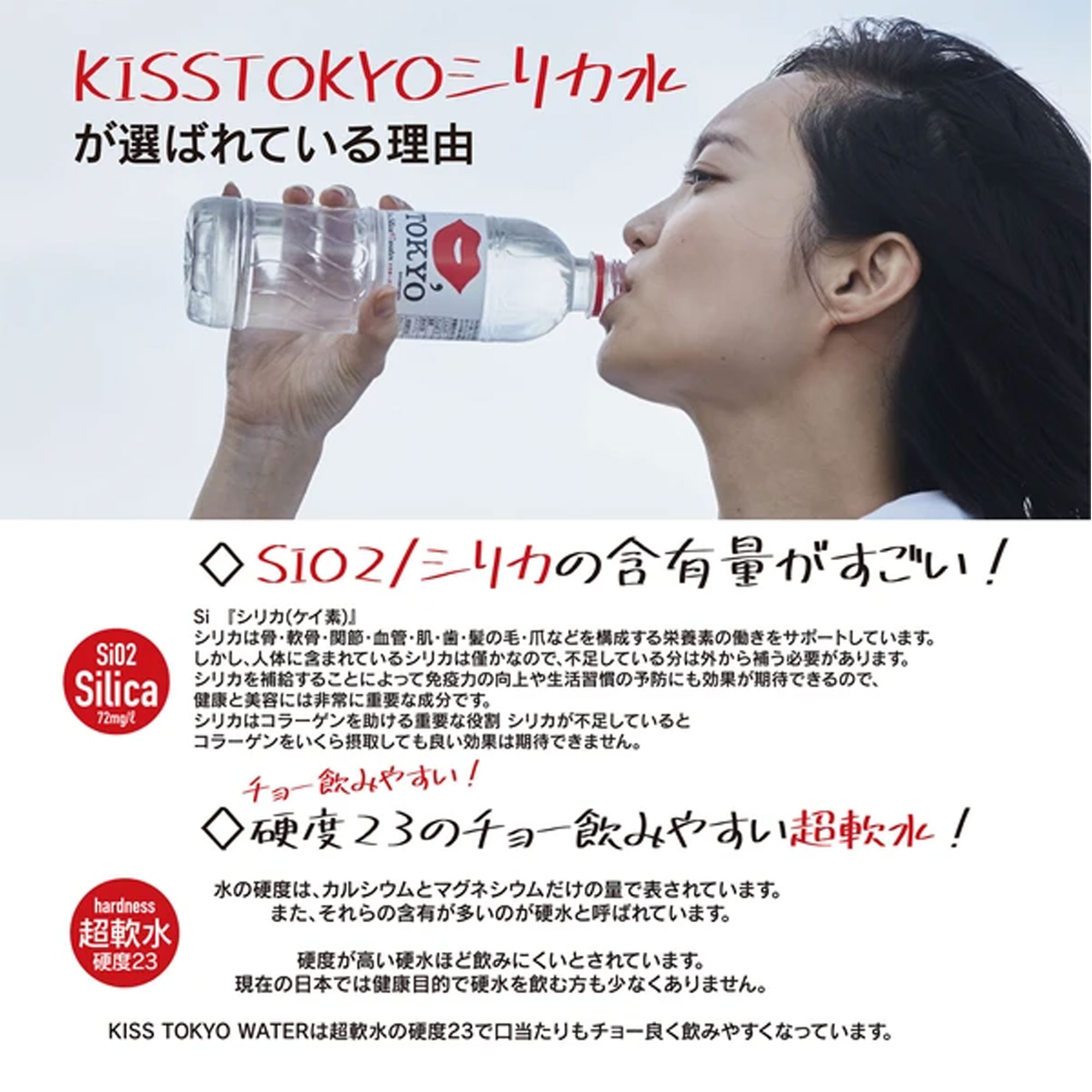 KISS TOKYO WATER 500ml 24本入り